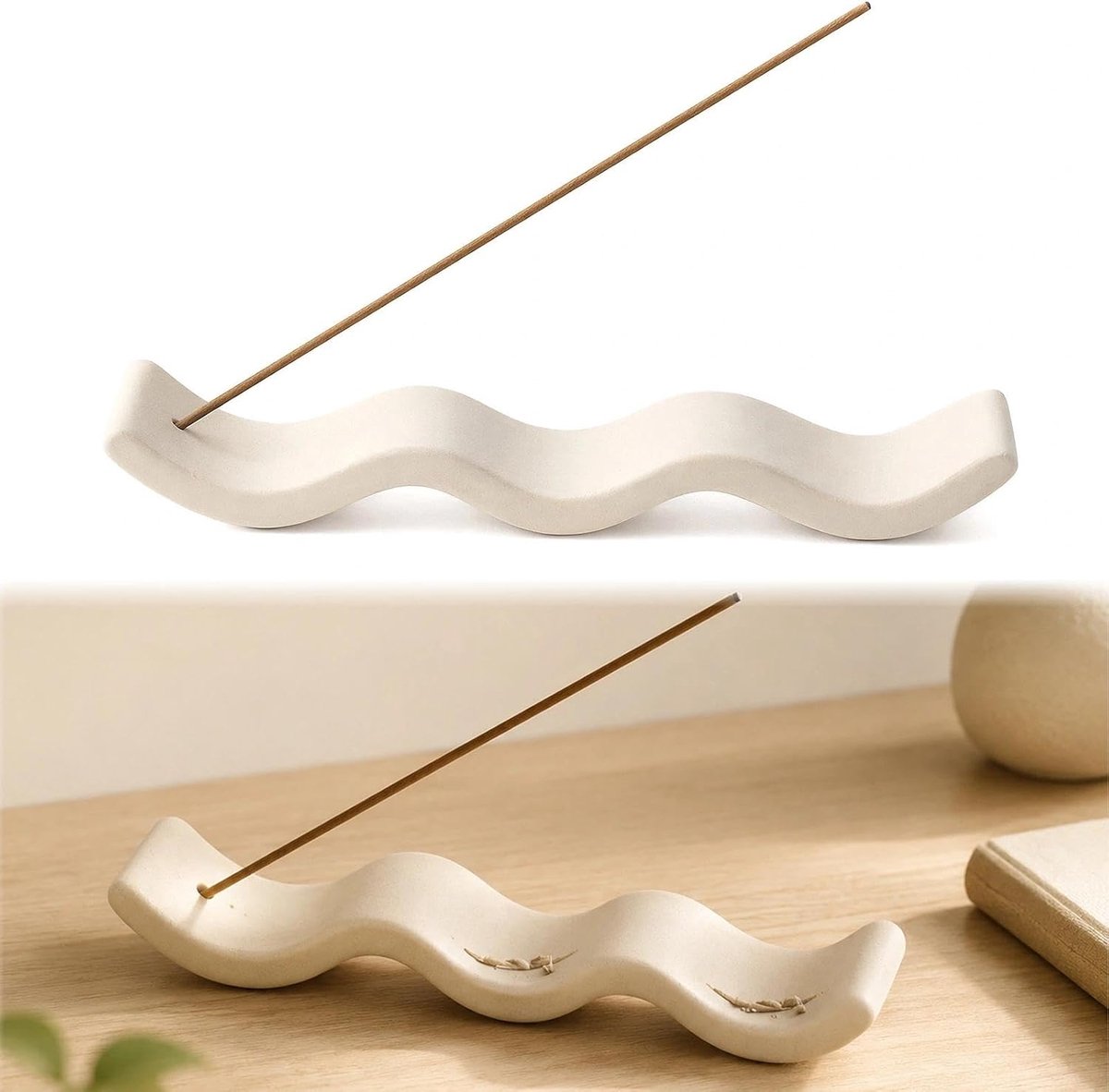 Wierookhouder van hars, houder voor wierookstokjes en decoratie, houder voor ontspanning bij yoga, wierookhouder met - ShopVlot