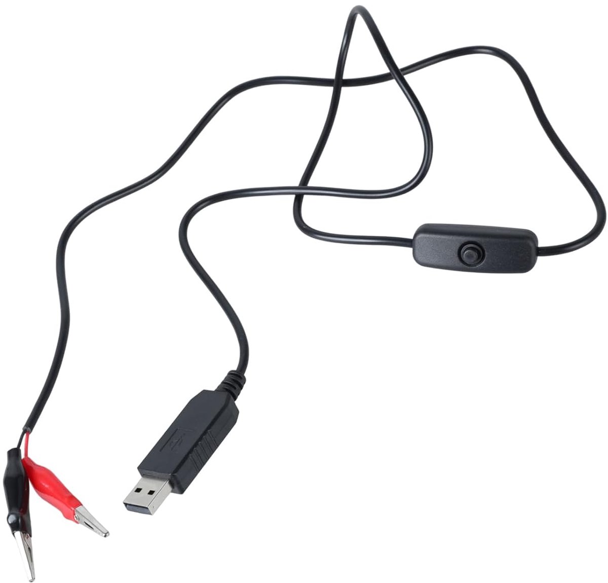 USB krokodillenklemmen ingang 5V 2A naar 9V 0,60A uitgang stroomadapter kabel voor beveiligingscamera en routers - ShopVlot