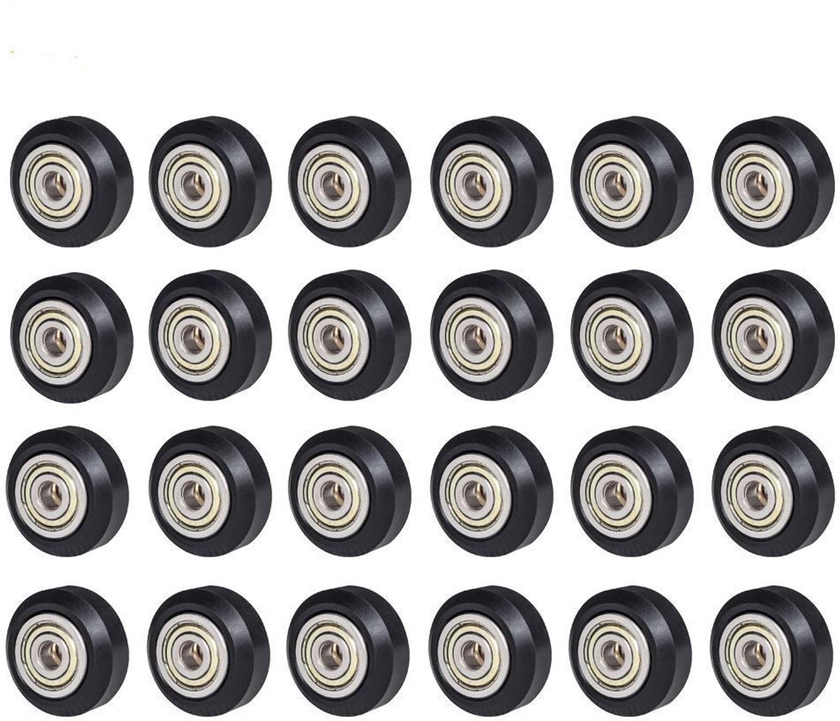 3D Printer Rolling Wheels V-Slot POM Wheel for Creality Ender 3 3D Printer Series (24 pieces per pack) - ShopVlot