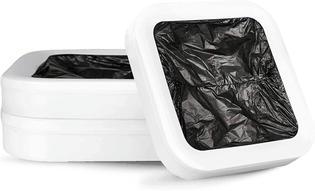 Townew Replacement Refill Rings and Durable Black Garbage Bags For Automatic Sensor Trash Can - ShopVlot