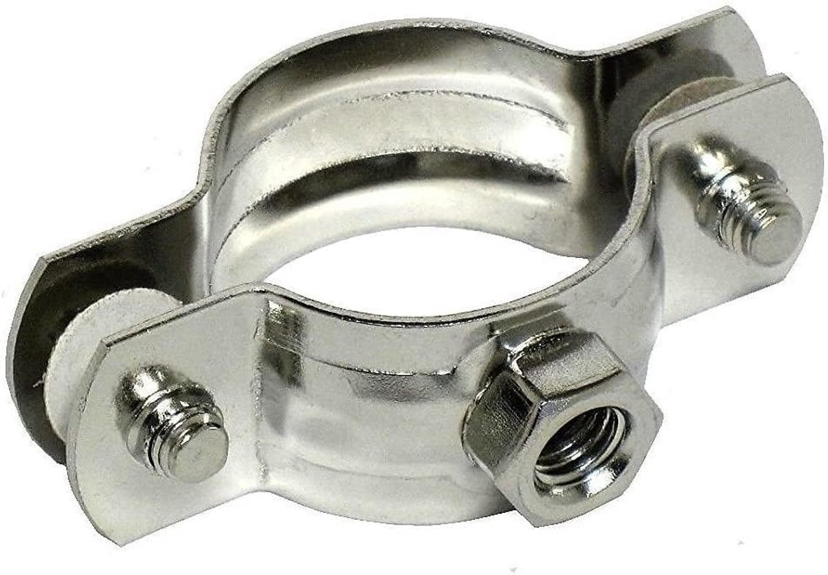 Stainless steel tube clamp made of V4A (15-17 mm, 3/8 inch). - ShopVlot