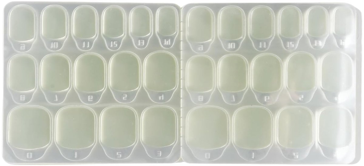 Nagellijmpads 600 stuks - transparant - dubbelzijdig - ideaal voor nagelkunst - ShopVlot