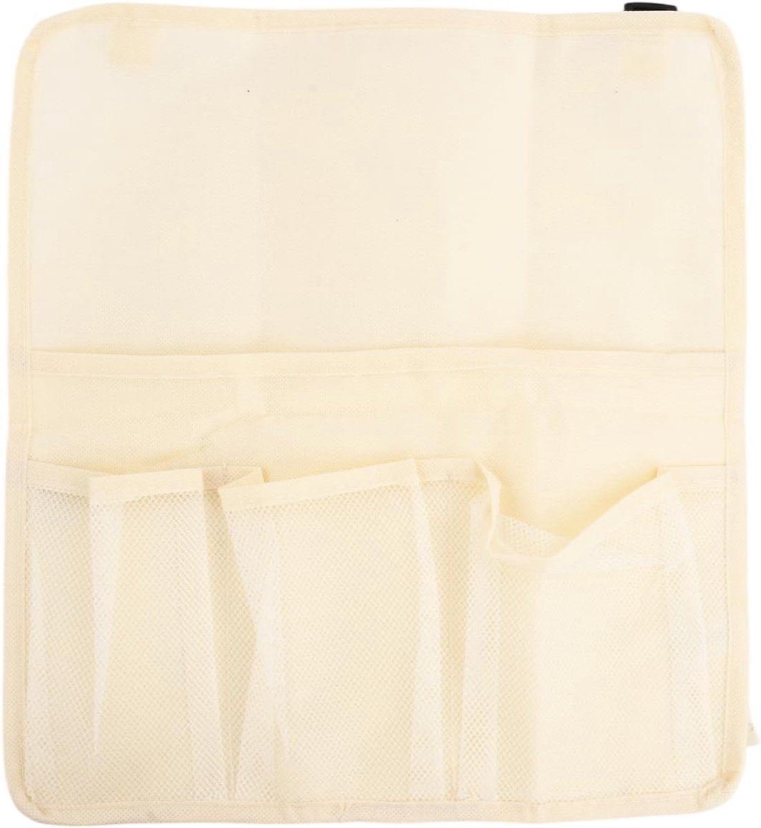 Hanging organizer 4 compartimenten - beige - ruimtebesparend - houdt bed spullen georganiseerd - ShopVlot