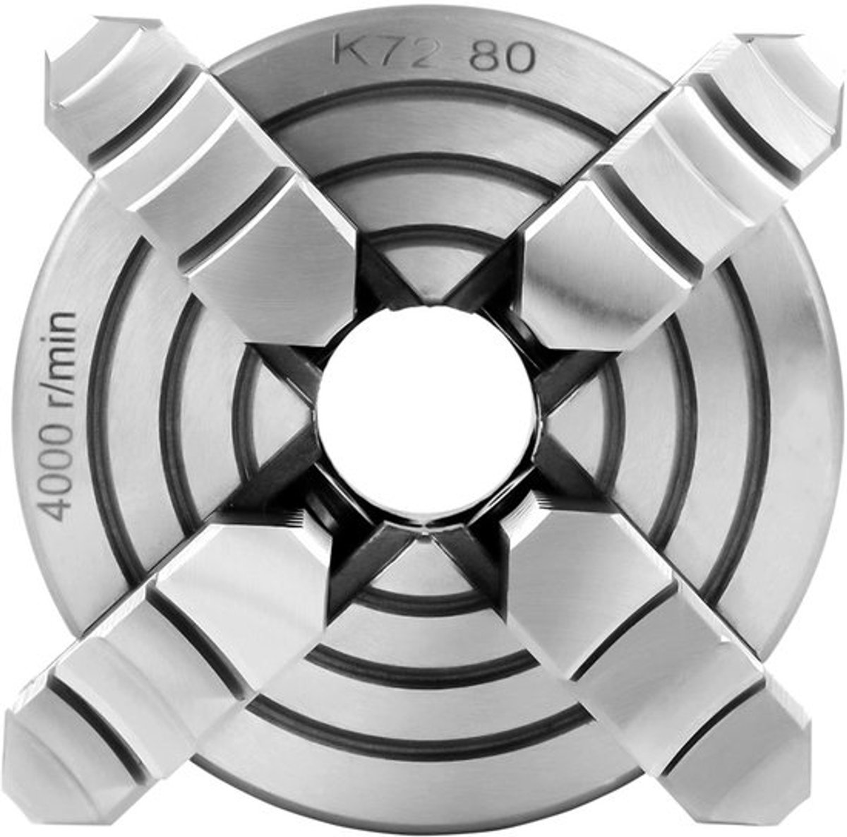Draaibank Chuck 3 Inch - 4-Kaak - Verstelbare Kaken - Omkeerbaar - Metalen - Verbeterde Duurzaamheid - Boorkop