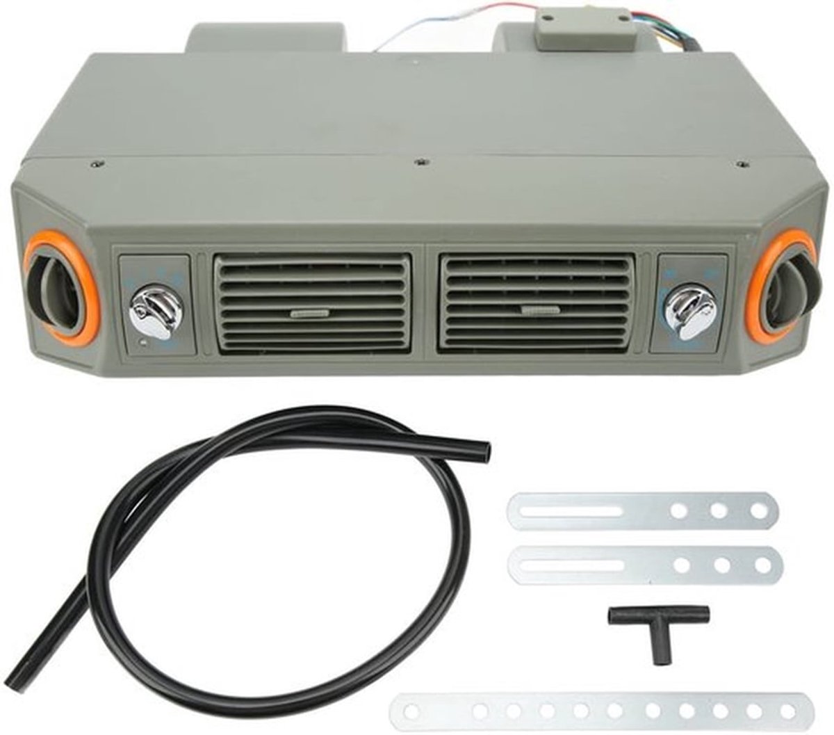 Verdamper voor auto-airconditioning - 3 snelheden - Temperatuurregeling - 12 Volt - ABS-kunststof - Geschikt voor auto