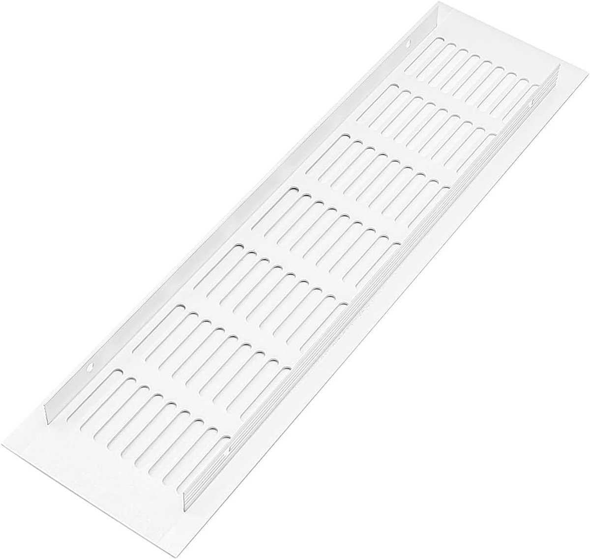 Ventilatie Roosters - Ventilatie Gaas - Kast Ventilatie - Hoge Kwaliteit Aluminium - 8 x 30cm - Zilver