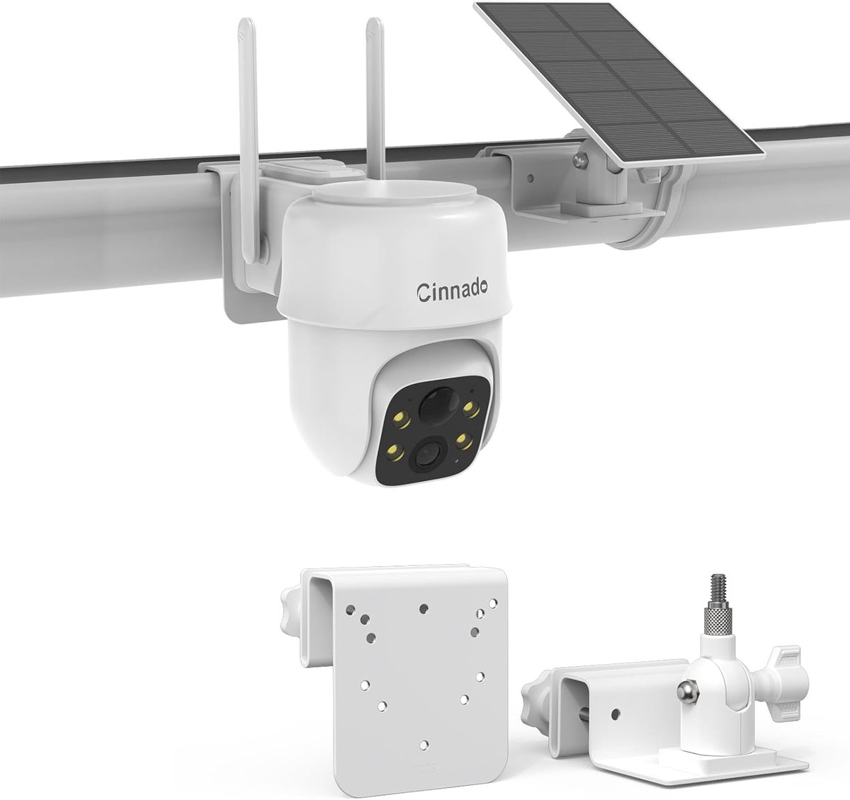 Dakgoothouder voor Cinnado B6 - Accessoirekit voor 2K/3MP camera - Eenvoudige montage - Verbeterde beveiliging - ShopVlot