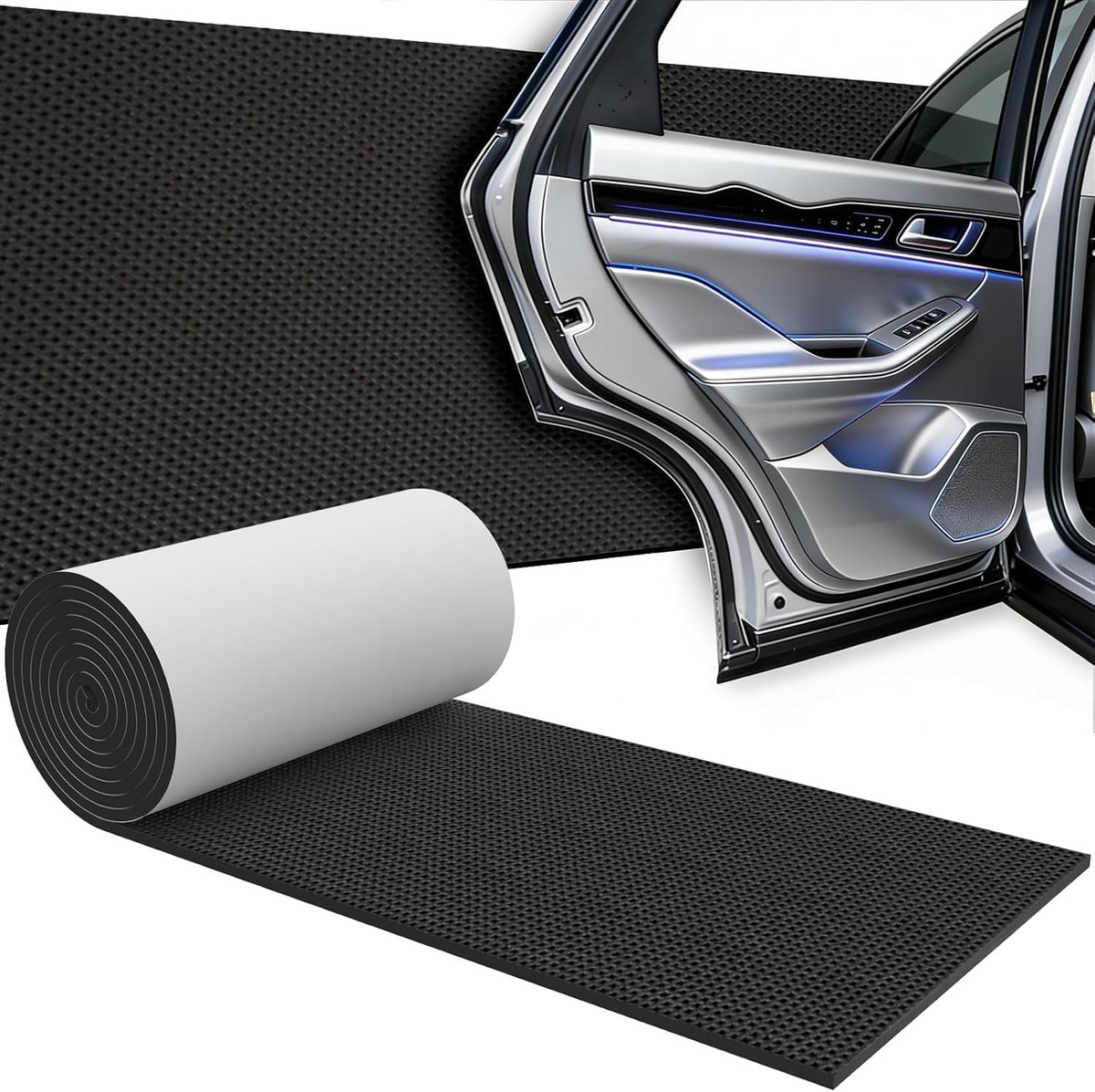 Garages wandbescherming 2m×20cm - zelfklevend - 6mm dik - beschermt autodeuren - ShopVlot