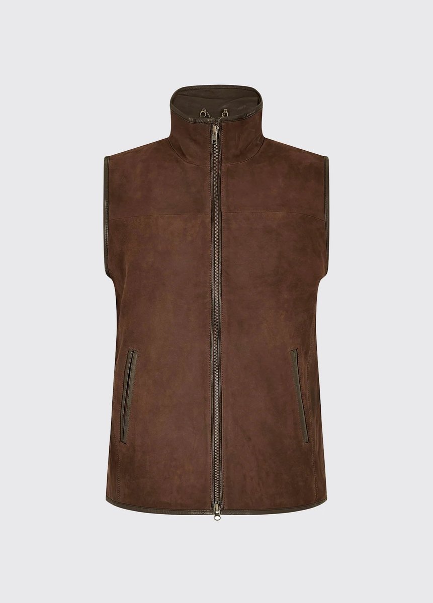 Dubarry Dunhill Leren Bodywarmer L