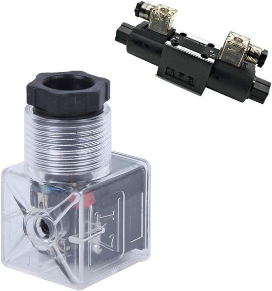 Waterdichte Solenoïde Spoel Plug voor DC24V Hydraulische Ventielen - 5 Stuks, Universele Indicator Plug en Gidspakking voor Crimpverbindingen — afbeelding 3
