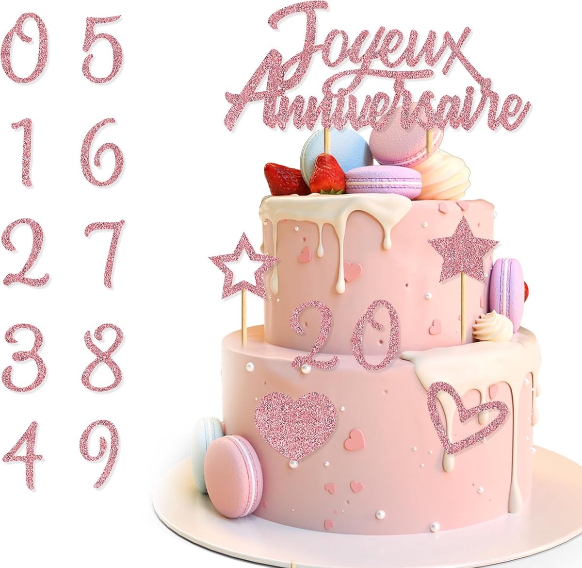 Roze verjaardagsdecoraties - ShopVlot