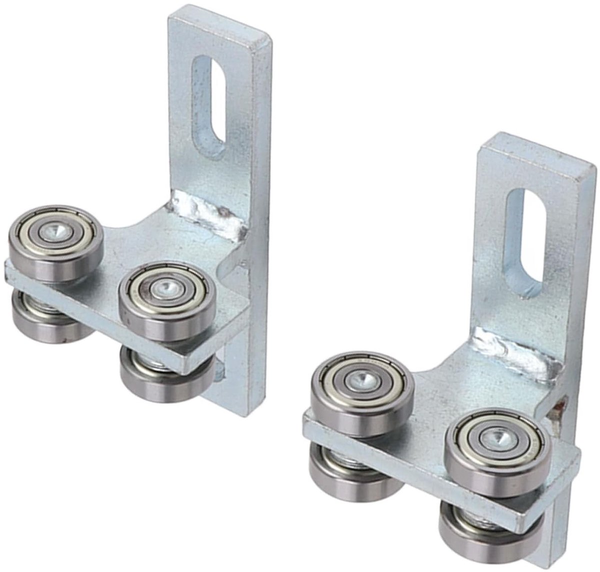 4-Wiel Trolley Constructie, T-Type Legering Stalen Lager Trolley voor 1-5/8 Inch Strut Channel, Stevige Transportwagen voor Bouw en Hoisting, Soepele en Stabiele Beweging
