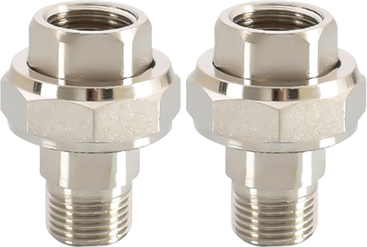 Threadverbinding 1/2 inch - messing - conische afdichting - ideaal voor duurzame toepassingen - ShopVlot