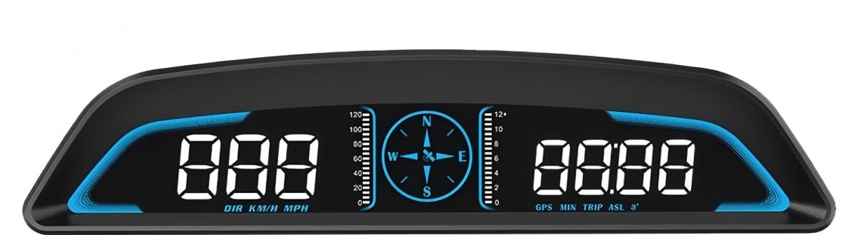 Snelheidsmeter - Satellietontvangst - Automatische head-up-weergave - Verhoogt rijcomfort - ShopVlot