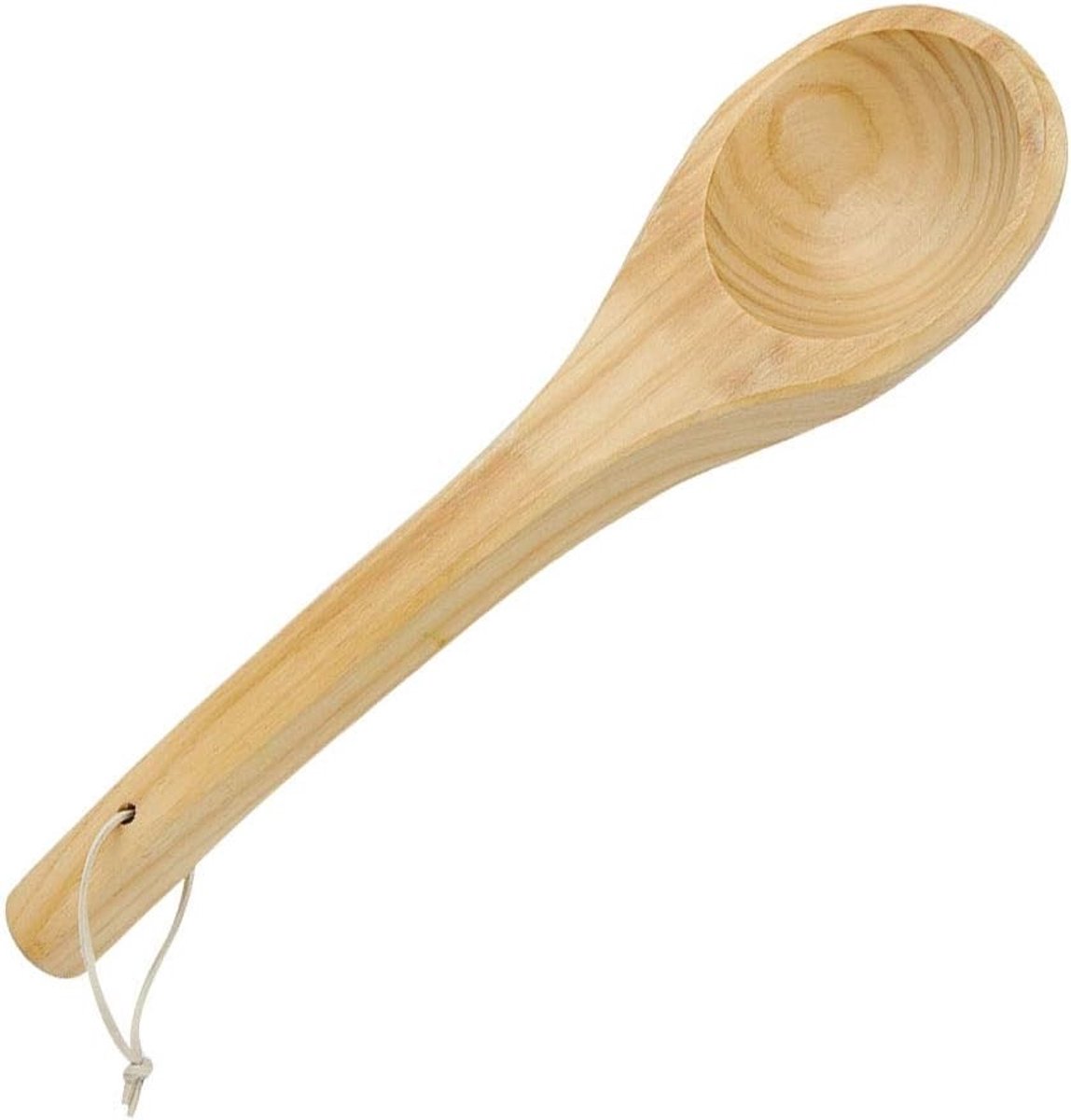 Handgemaakte Houten Saunalepel met Comfortabele Grip en Glad Oppervlak - Ideaal voor Sauna Accessoires en Water Dipper Gebruik