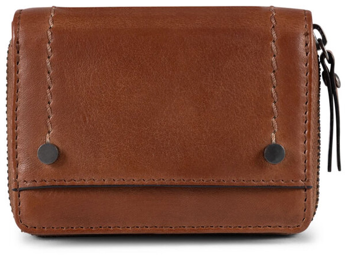 Bag2Bag Agios rits-portemonneetje cognac