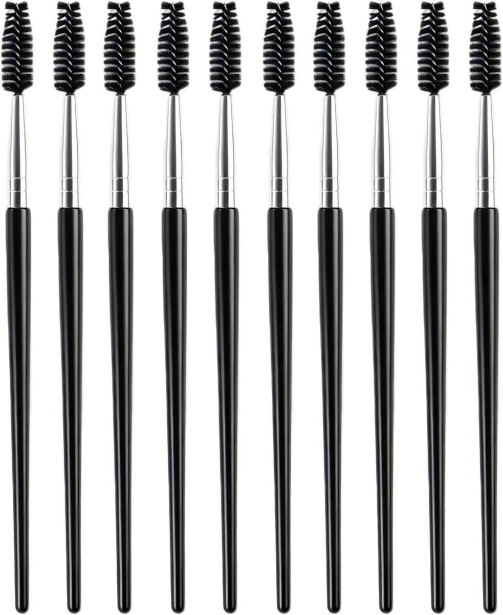 Wimperborstels 10 stuks - Professionele applicators - Herbruikbaar - Voor natuurlijke wimpers - ShopVlot