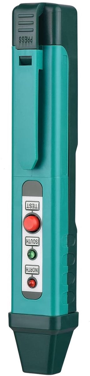 Hogegevoelige magnetische polariteitsdetector voor het testen van magnetische velden en identificatie van N/S-polen, handzaam en gebruiksvriendelijk