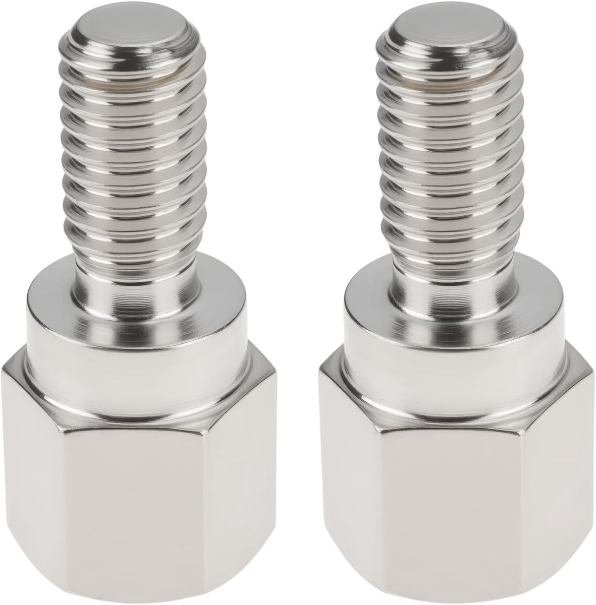 6.35mm Female naar M6 Male Adapter - 2 Stuks - Staal - Voor Camera en Statief - ShopVlot