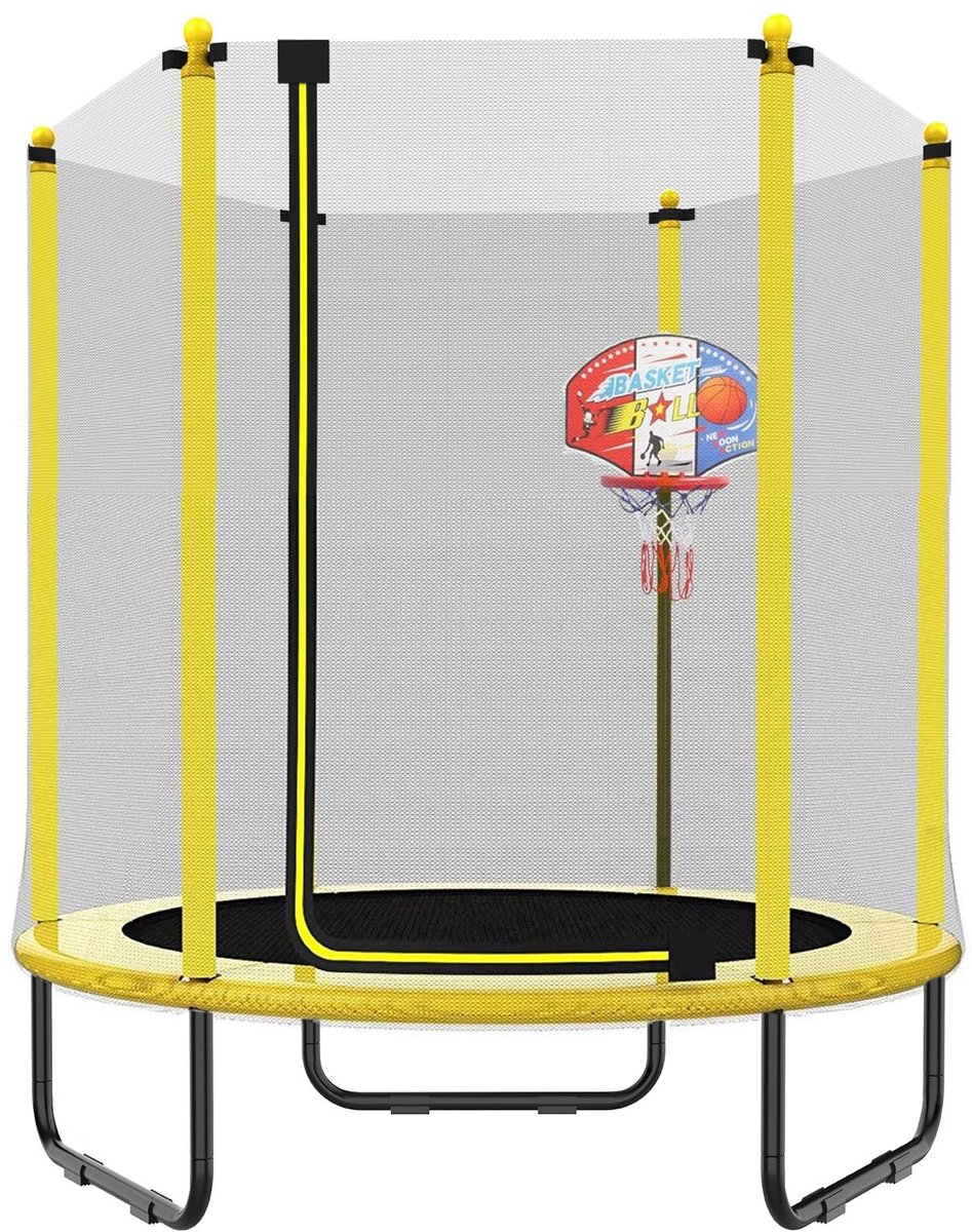 Solidchoice - Kinderen Trampoline 150 cm met Veiligheidsnet