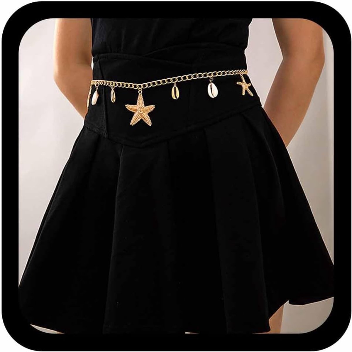 Body Chain - Gouden Schelp - Boho Stijl - Perfect voor op het strand - ShopVlot