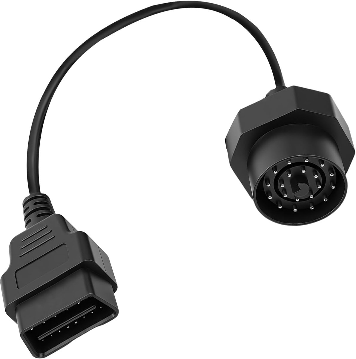 OBD1 naar OBD2-adapter - 20-pins naar 16-polige kabel - voor BMW-modellen - betrouwbare diagnoseverbinding - ShopVlot