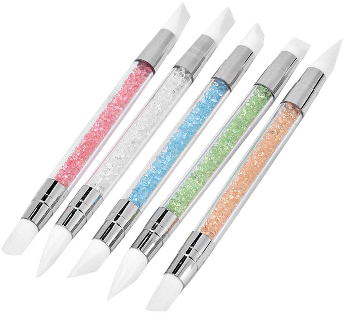 Solidchoice - Set van 5 Siliconen Nail Art Sculptuur Pens