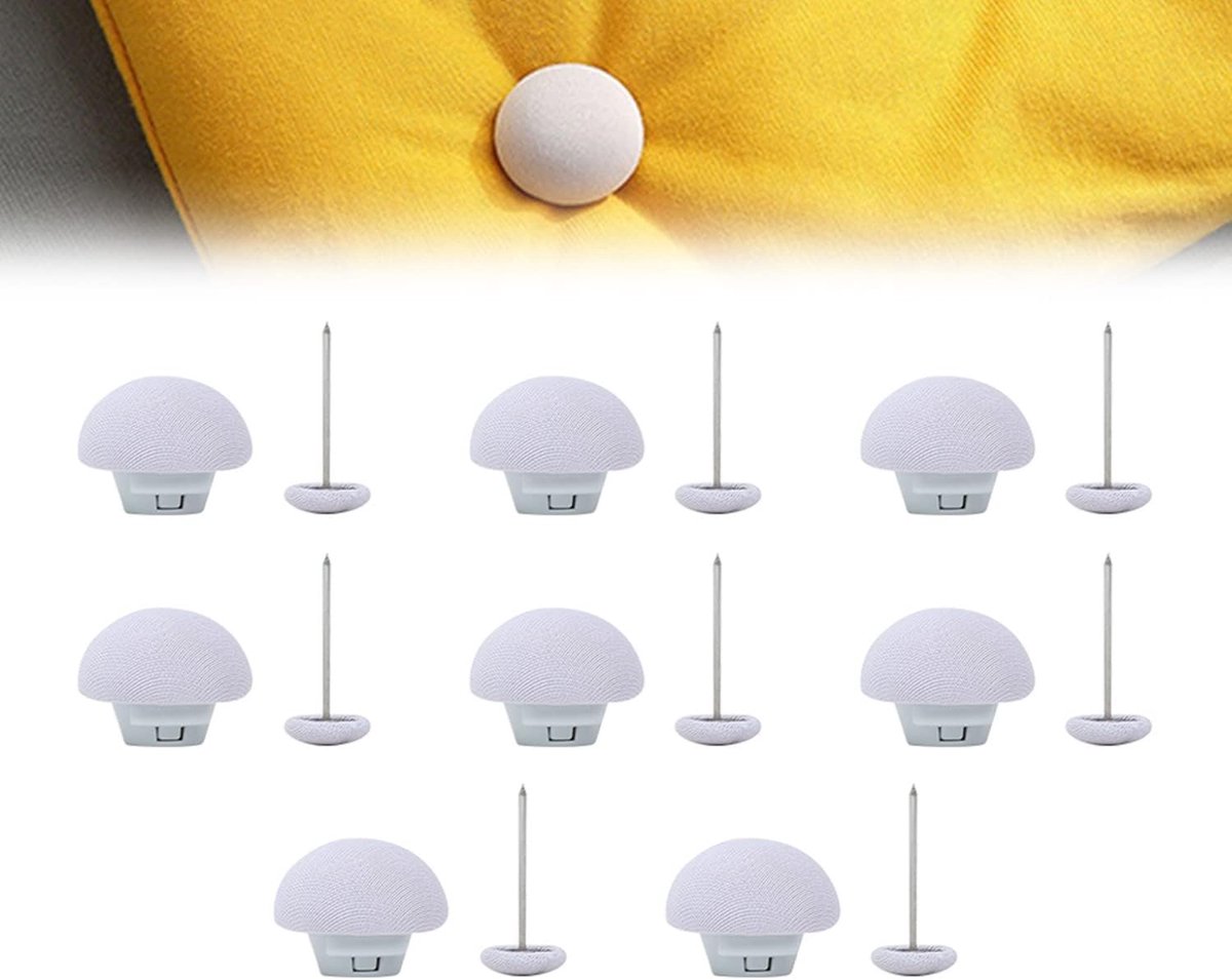 Dekbedclips 8 Stuks - Mushroom Rond - Non-slip Bevestigingsclips - Houdt dekbedovertrekken op hun plaats - ShopVlot