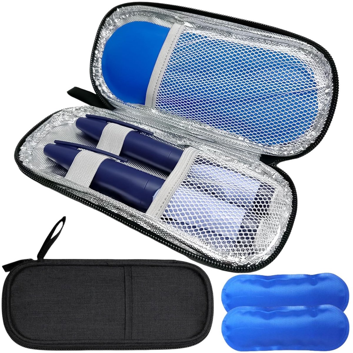 Solidchoice - Insuline Koeltas voor Diabetici met Herbruikbare Koelpacks