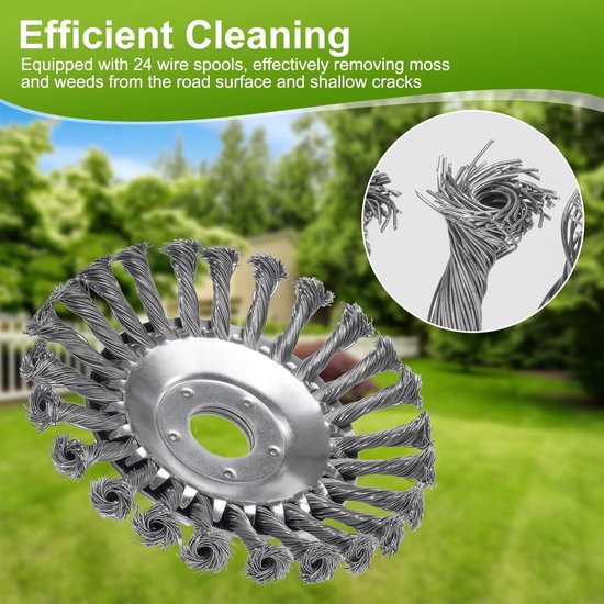 Solidchoice - Universele Borstel voor Grasmaaier met Stalen Hoofd 15 cm van Solidchoice — afbeelding 3