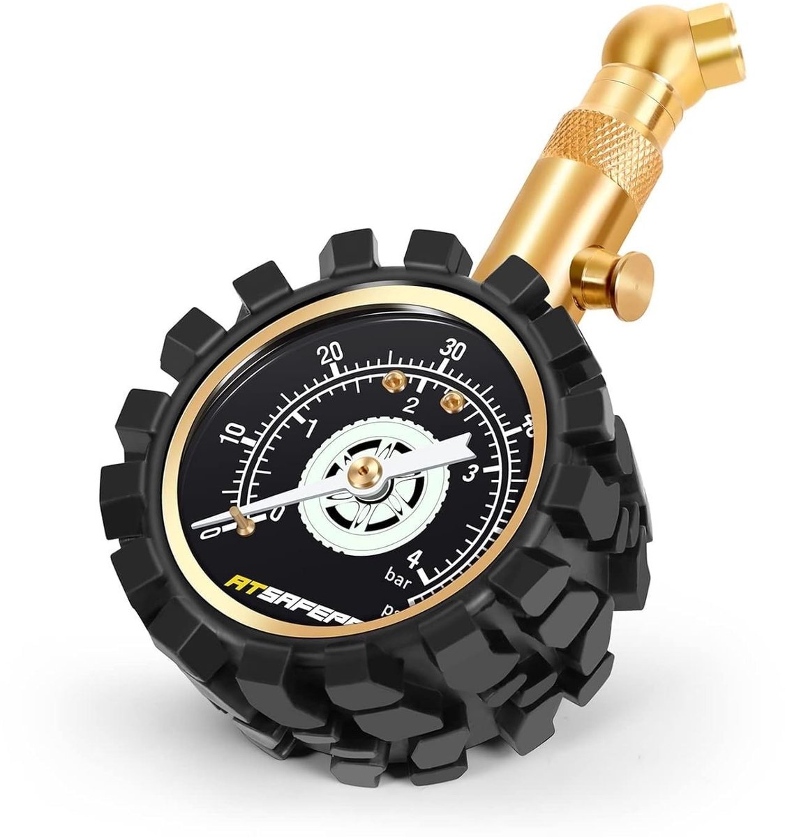 Solidchoice - Professionele Bandenspanningsmeter tot 60 PSI