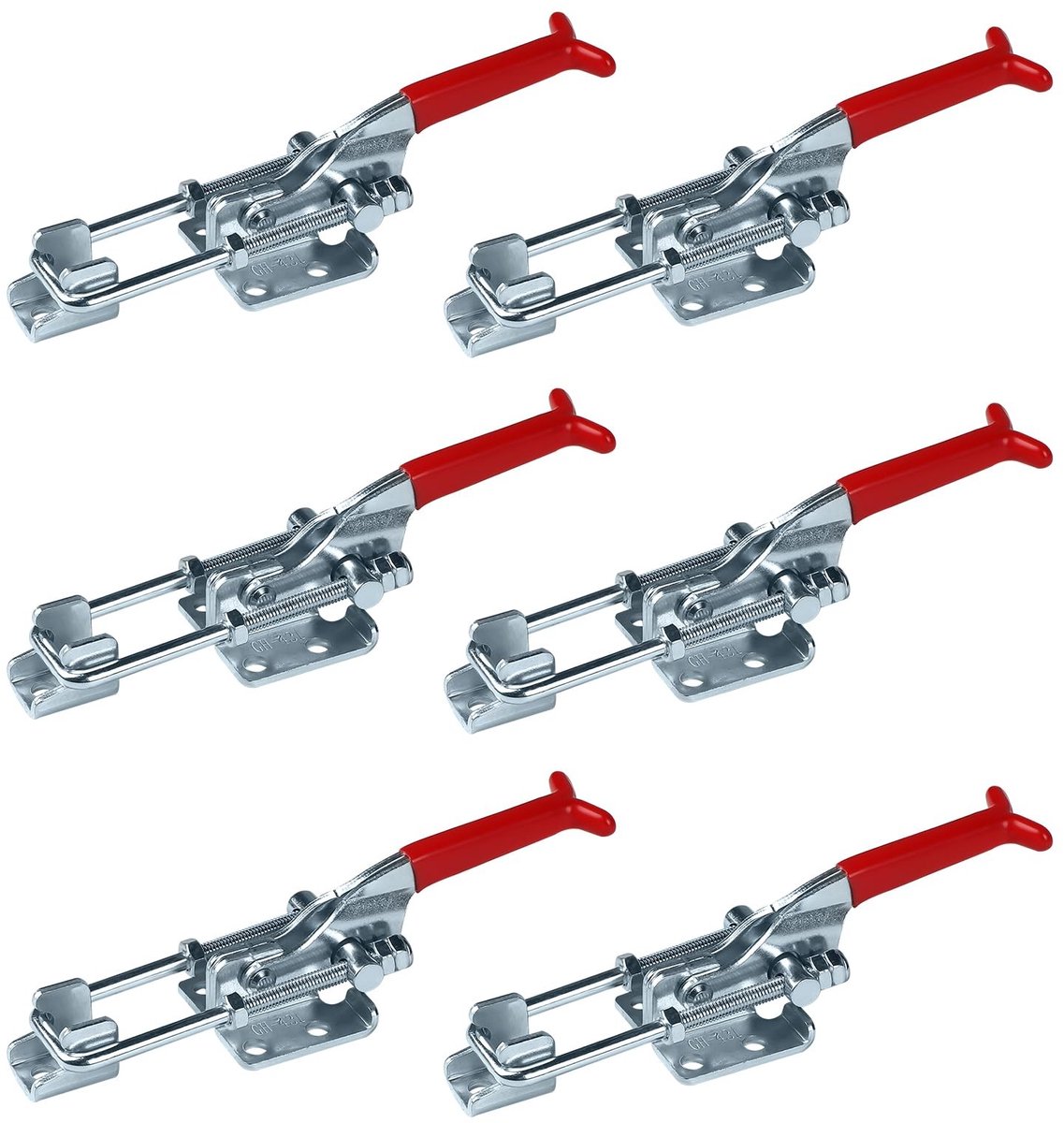 Solidchoice - Set van 6 Metaal Tension Clasp met Snelsluiting