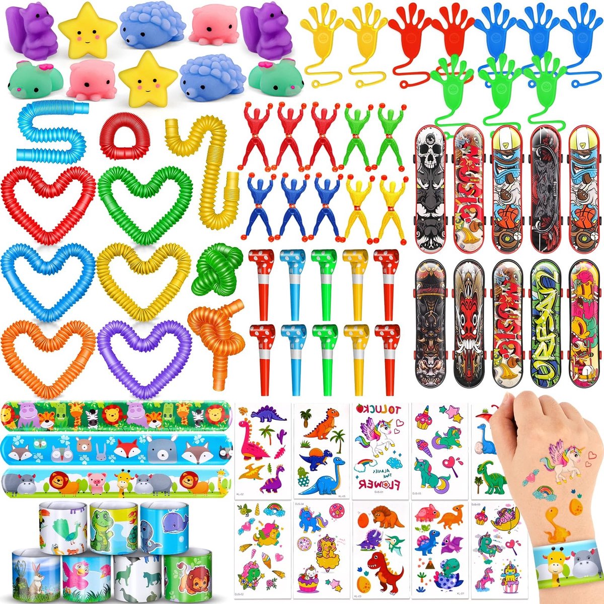 Solidchoice - Kids Party Gastgeschenken Set met 61 Stukken voor Verjaardagen