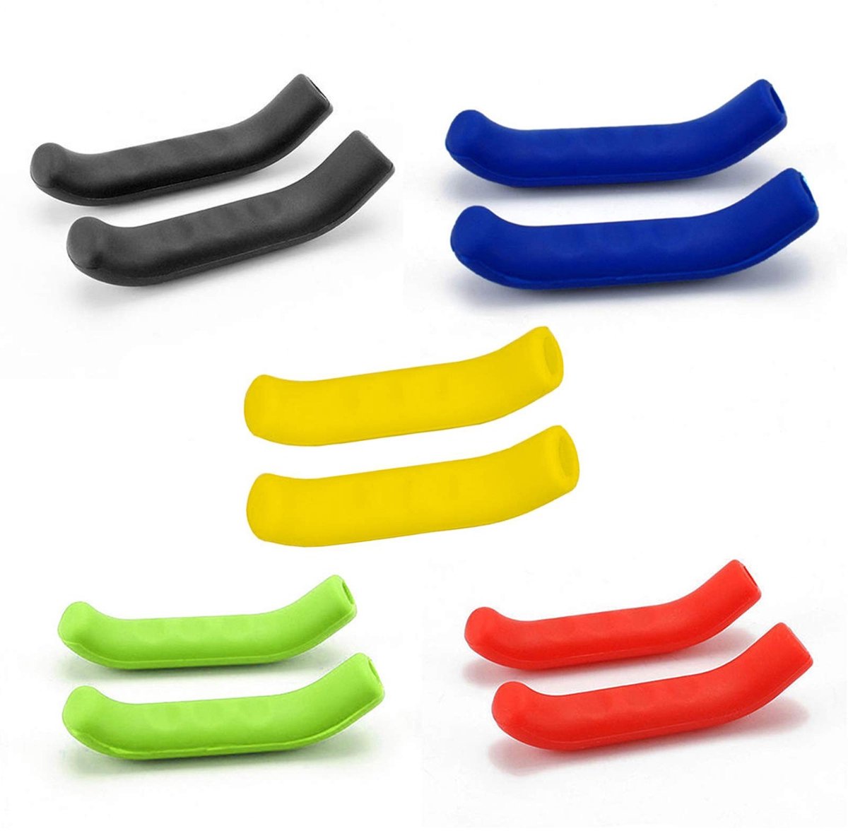 Solidchoice - Silicone Handgrepen voor Fietsremmen, Set van 5