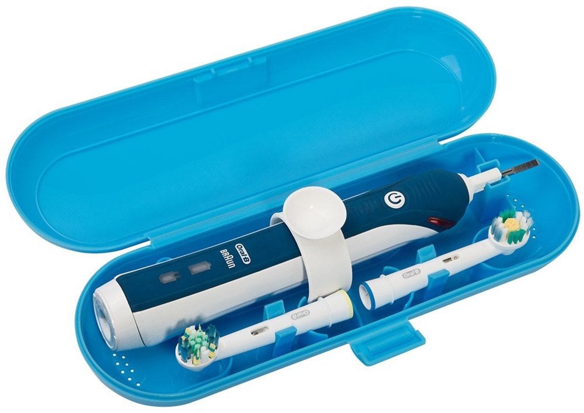 Solidchoice - Plastic Reiskoffer voor Elektrische Tandenborstel, Set van 3