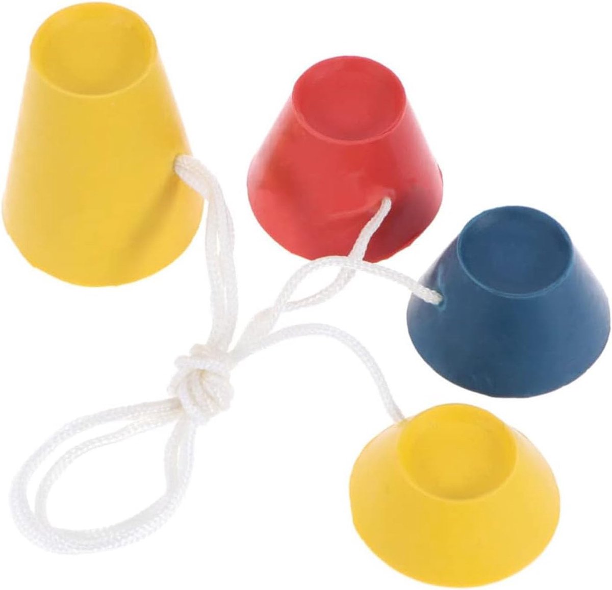 SnelShoppen - Set van 4 Rubber Golf Tees met Diverse Hoogtes en Kleuren, Jumbo Golf Tees voor Binnengebruik op Vorstige Dagen, Duurzaam en Robuust
