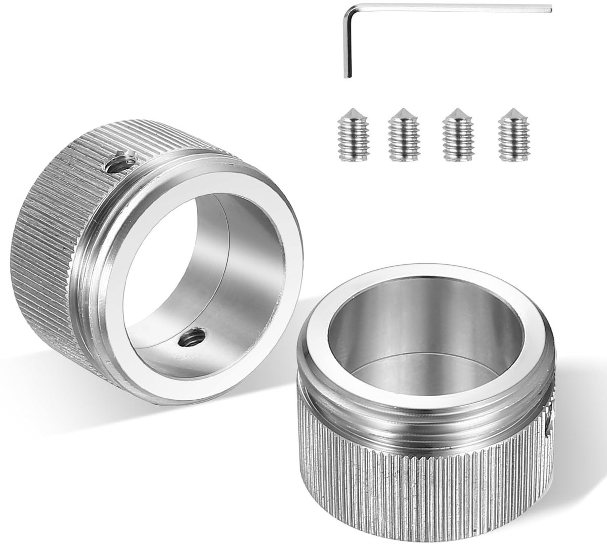 Solidchoice - 2 Stuks RVS Adaptors voor Danfoss RA Ventielen