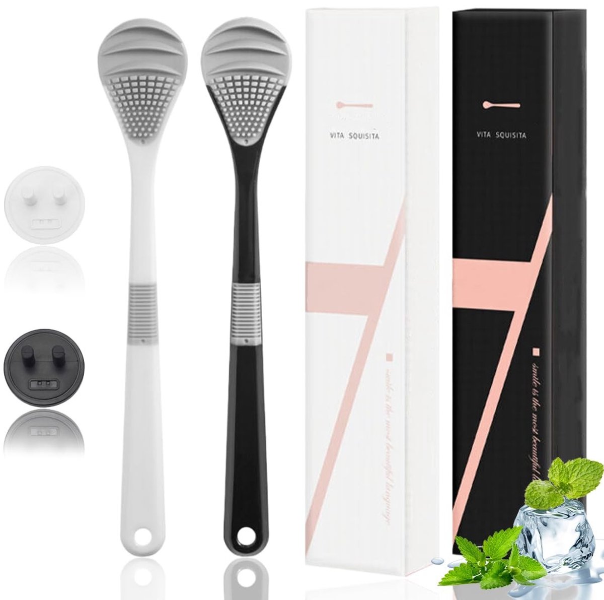 Solidchoice - Tongschraper Set voor Mondhygiëne, Pack van 2