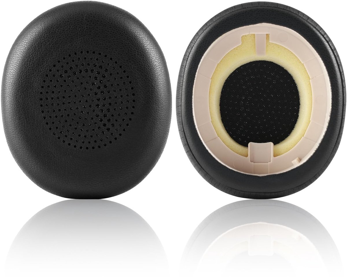 Solidchoice - Vervangende Oorkussens voor Jabra Hoofdtelefoons, Zwart