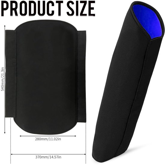 2 stuks Beschermhoes voor Fietsaccu - fietshoes - framebescherming fiets - Fietshoezen - blauw van Merkloos — afbeelding 5