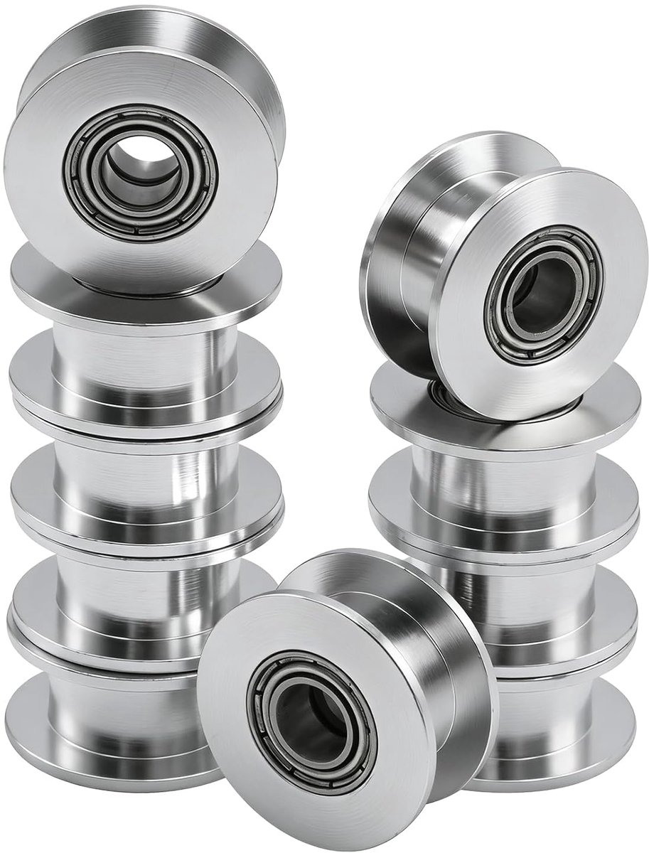 Aluminium GT2 tandriemen set van 10 - 6 mm buitendiameter - 20 tanden - ideale oplossing voor 3D-printers - ShopVlot