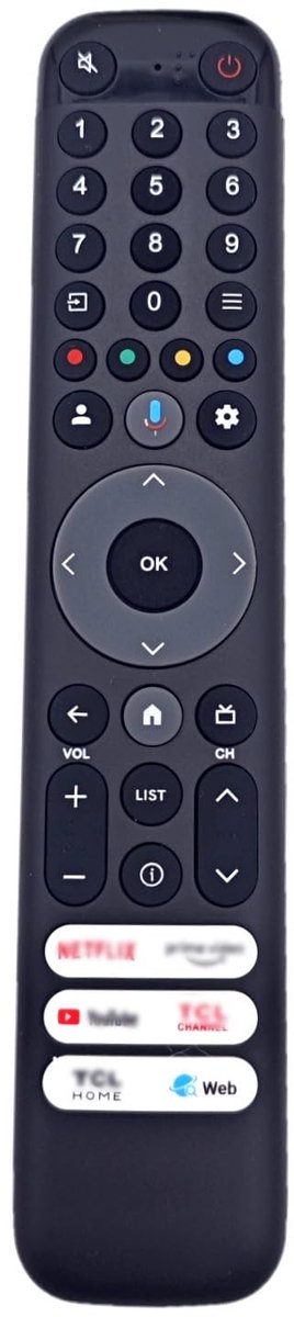 Solidchoice - Vervangende Afstandsbediening voor TCL Televisies