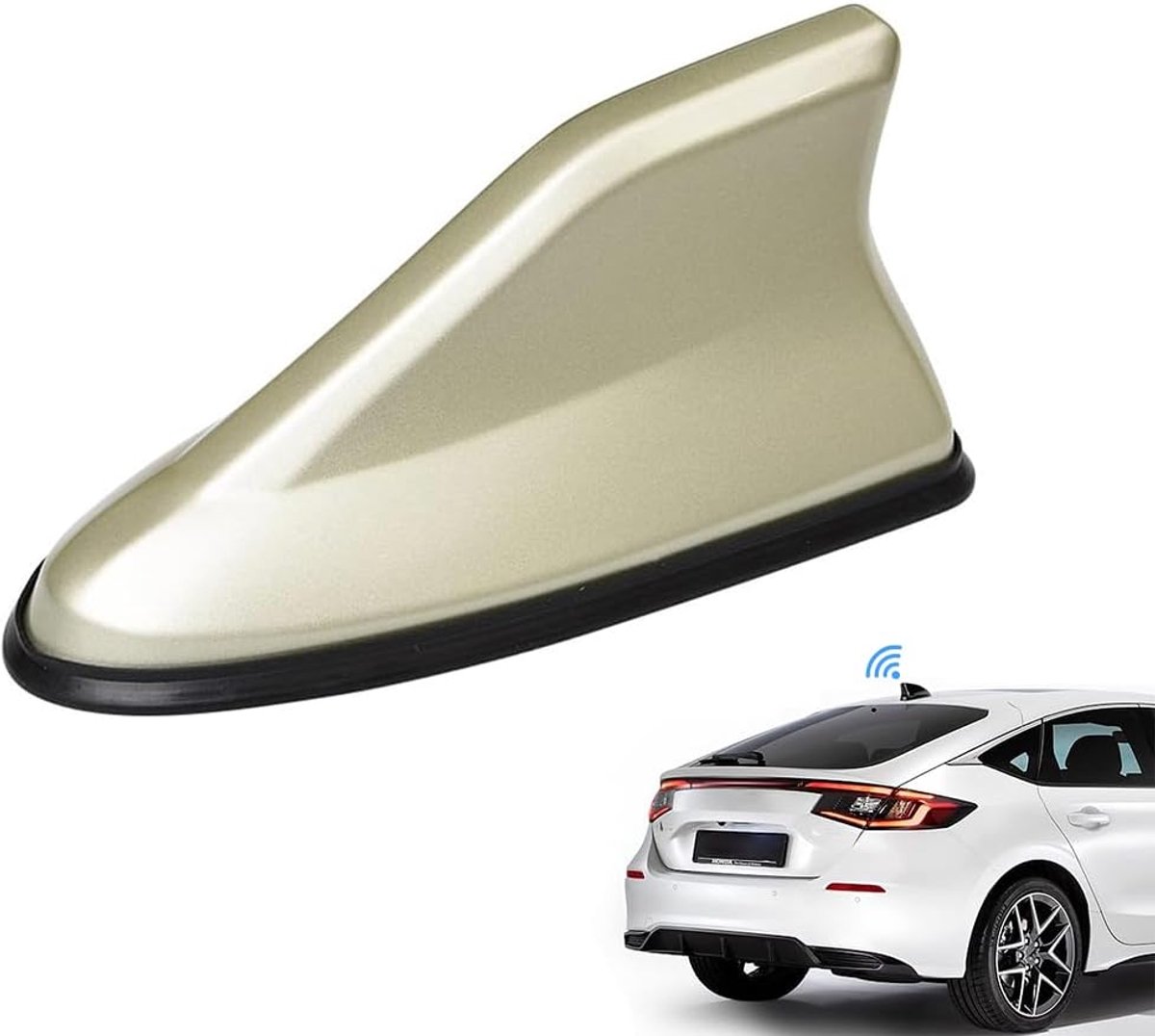 Shark Fin Antenne Cover - Blauwe Decoratieve Antenne - Verbeterde Signaalontvangst - Voor Auto, SUV, Truck - ShopVlot