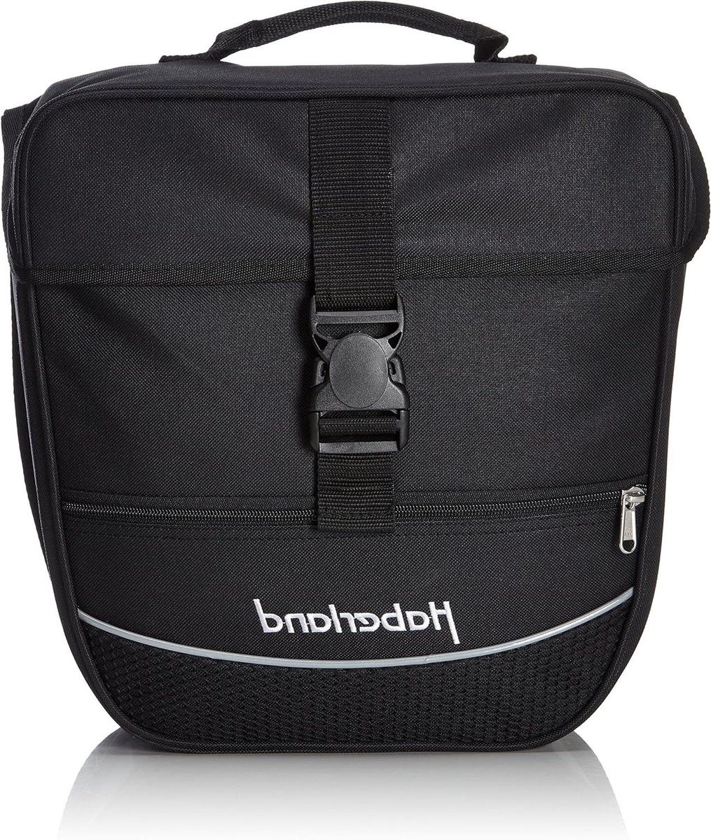Fietstas Enkele Tas - Fietstas Bagage - Fietsen Boodschappen - Reflecterende Strip - 12.5 Liter - Zwart