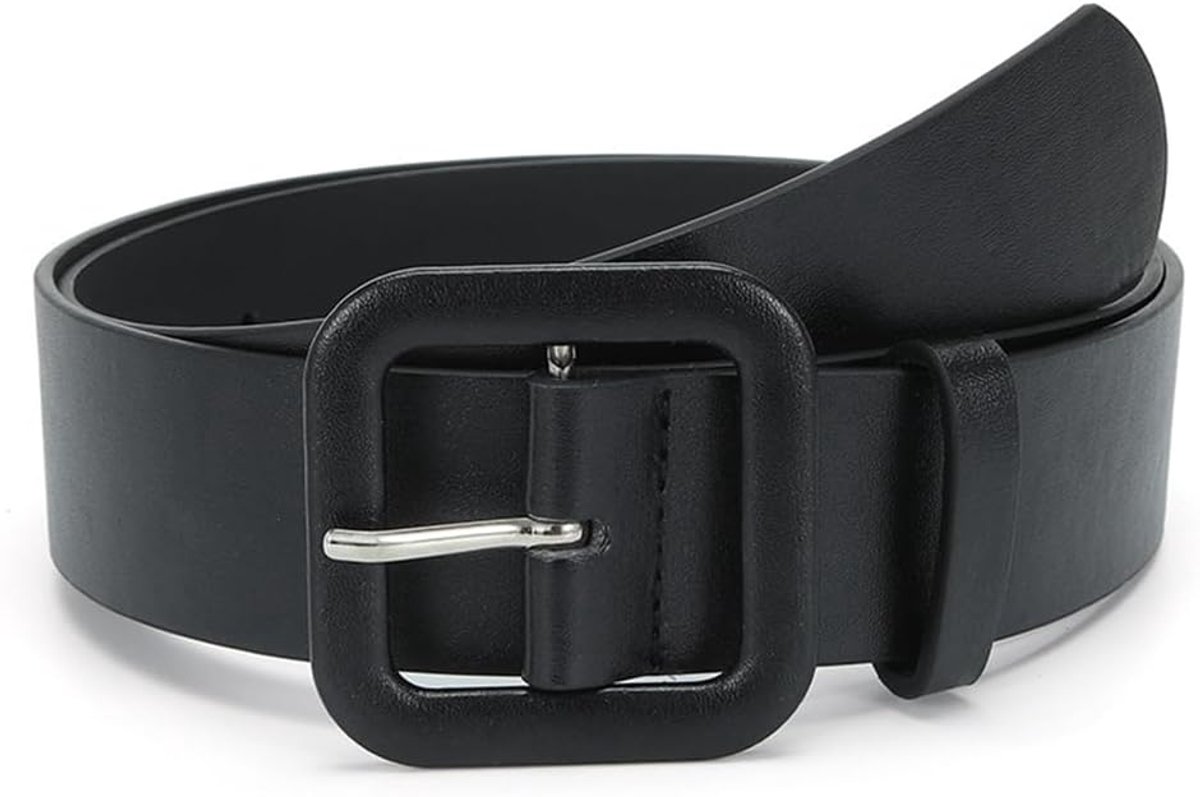 Vrouwen riem - vierkante gesp - elegant faux leer - perfect voor elke gelegenheid - ShopVlot