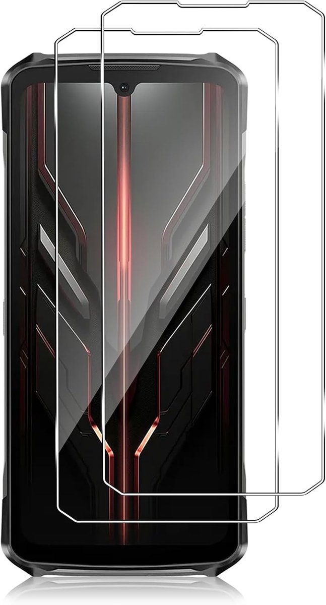 Displaybeschermfolie Doogee S119 - gehard glas - hardheid 9H - krasbestendig, 2 stuks - ShopVlot