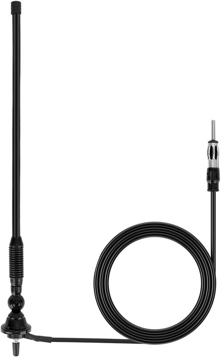 Maritieme Radioantenne, 16'' Rubberen Auto Antenne, Waterdichte en Corrosiebestendige Antenne, voor Camper, Vrachtwagen, Jacht, Boot