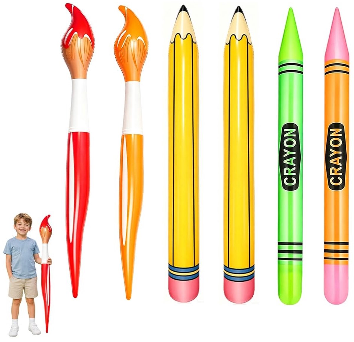 Solidchoice - Opblaasbare Potlooddecoraties voor Schoolfeesten