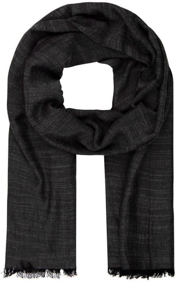 Sjaal voor heren grijs - dun 100% viscose - stijlvol en comfortabel - ShopVlot