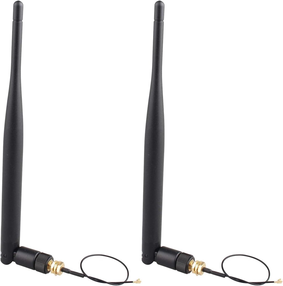 WiFi Antenne 2PCS 2.4G - 5DB Bereikversterker - Verwijderbaar - Verbeter draadloze connectiviteit - ShopVlot